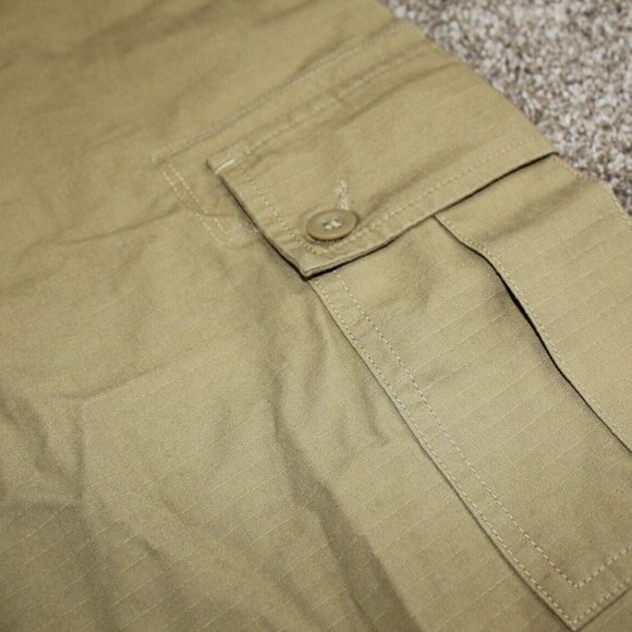 Polo Ralph Lauren Khaki Tan Cargo Shorts Chino Youth Boys Size 18 NWT - Picture 2 of 8